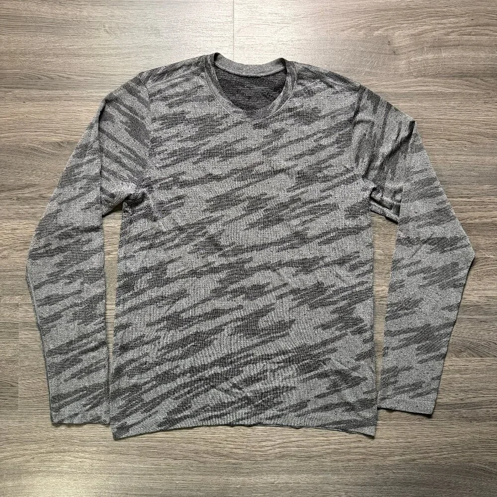 Lululemon Men's Metal Vent Breathe Long Sleeve - Grey - Picture 2 of 8